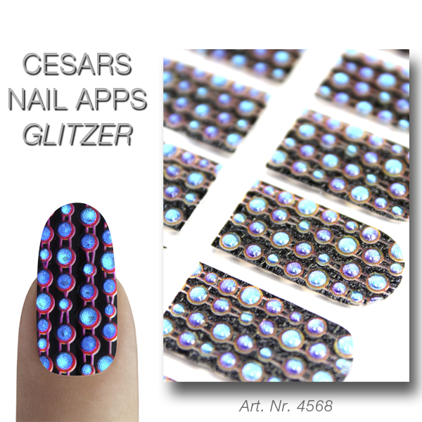 Cesars Nail App 8 Glitzer